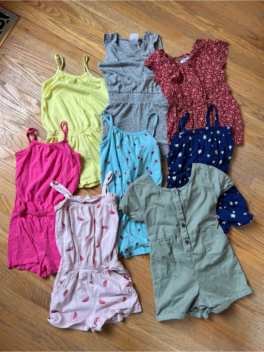 Assorted Girls' Summer Rompers - gap and old navy- size 5